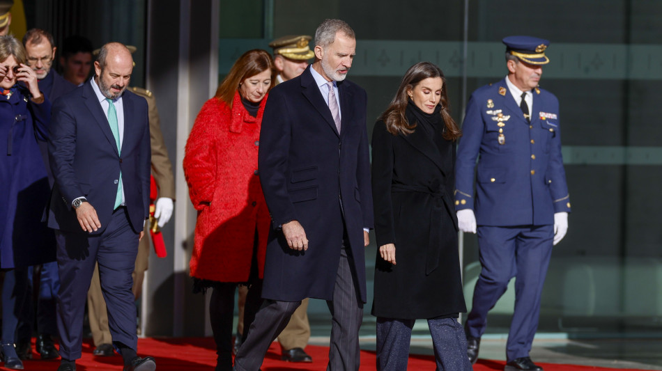 I reali di Spagna arrivati a Roma per visita di Stato