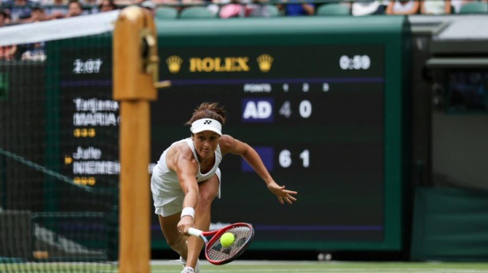 'Proud mum' Maria back to nappy-changing after reaching Wimbledon semis