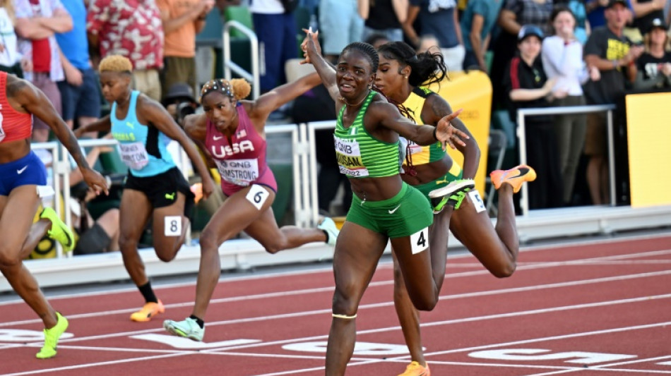 Nigeria's Amusan storms to 100m hurdles gold