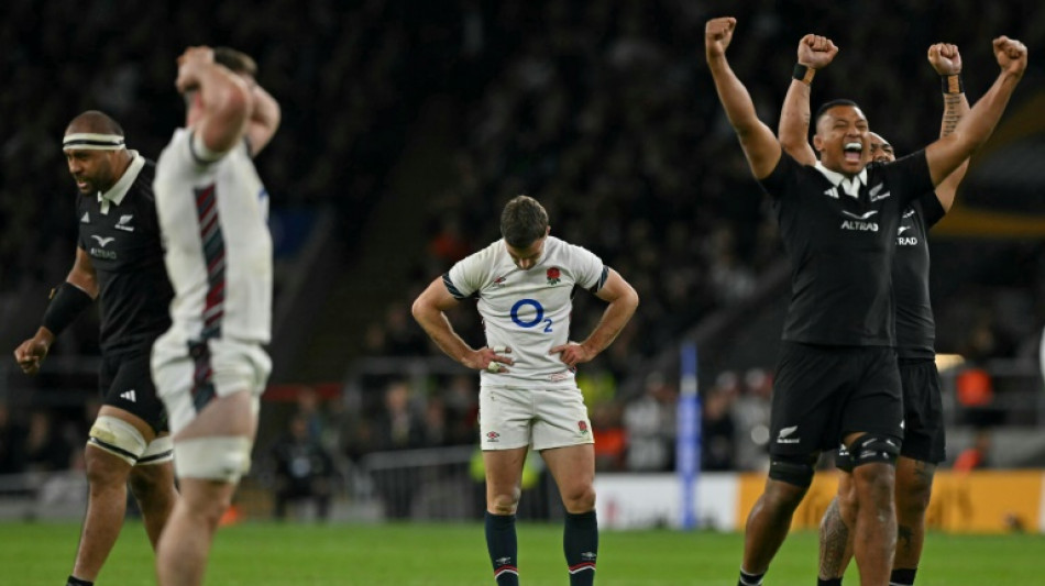 Rugby: les All Blacks infligent une cruelle défaite à l'Angleterre