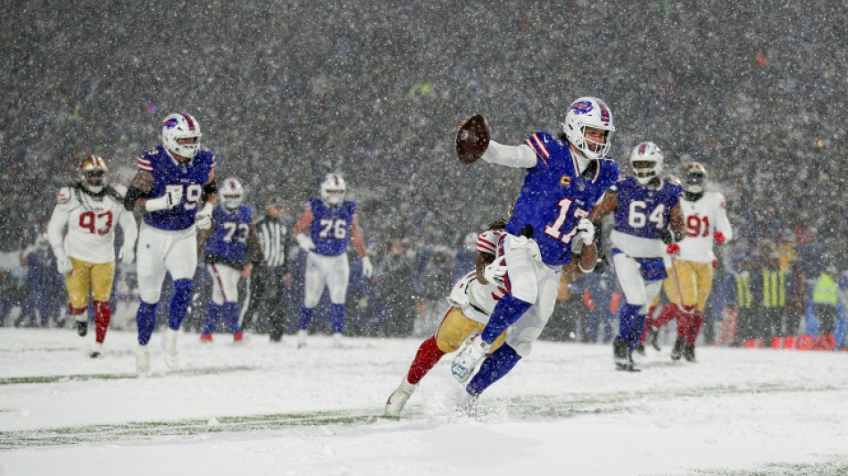 Bills hunden a 49ers bajo la nieve y aseguran el título divisional de la NFL