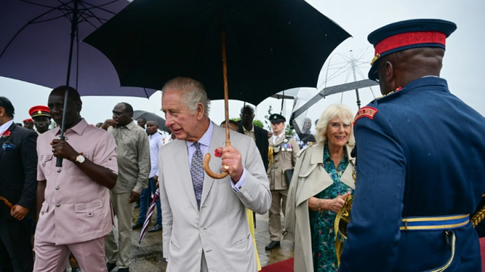 Kenya: le dernier jour de la visite d'Etat de Charles III perturbé par la pluie