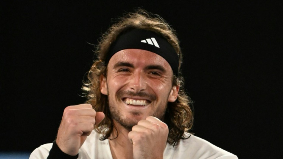 Open d'Australie: Tsitsipas passe l'obstacle Sinner en 5 sets