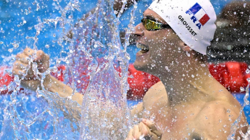 Mondiaux de natation: enfin libéré, Maxime Grousset s'envole vers l'or