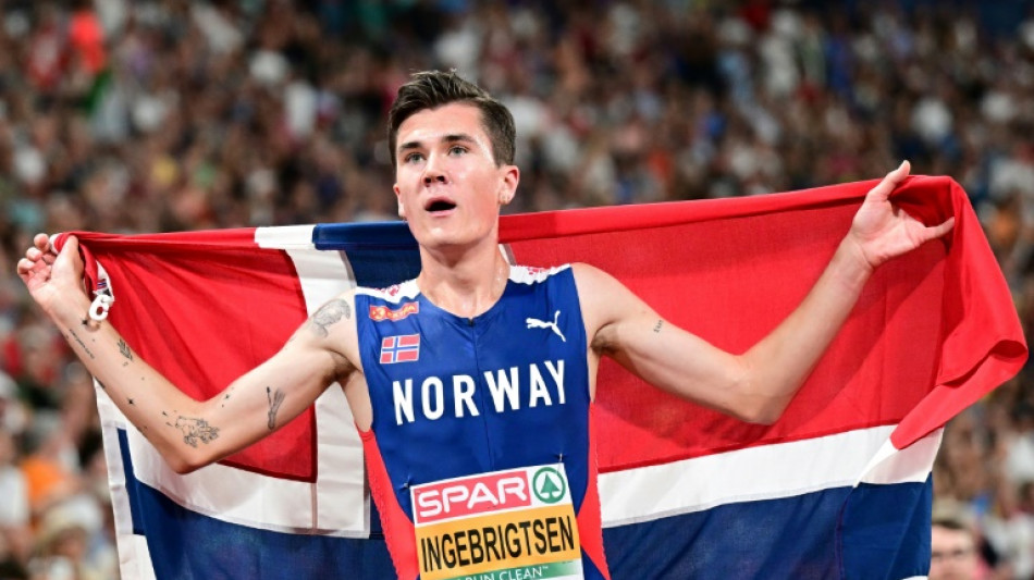 Ingebrigtsen keeps repeat Euro double bid on track by retaining 5,000m title