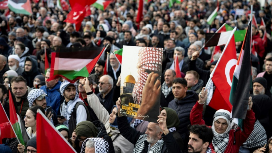 Multitudinaria manifestación en Estambul contra "el terrorismo del PKK y de Israel"