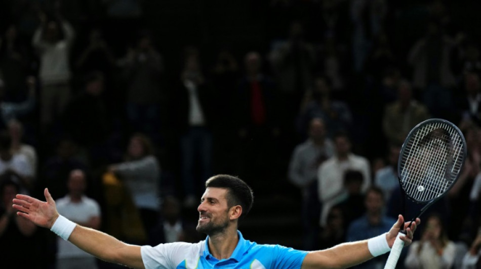 Masters 1000 de Paris: Djokovic renverse Rublev et rejoint Dimitrov en finale