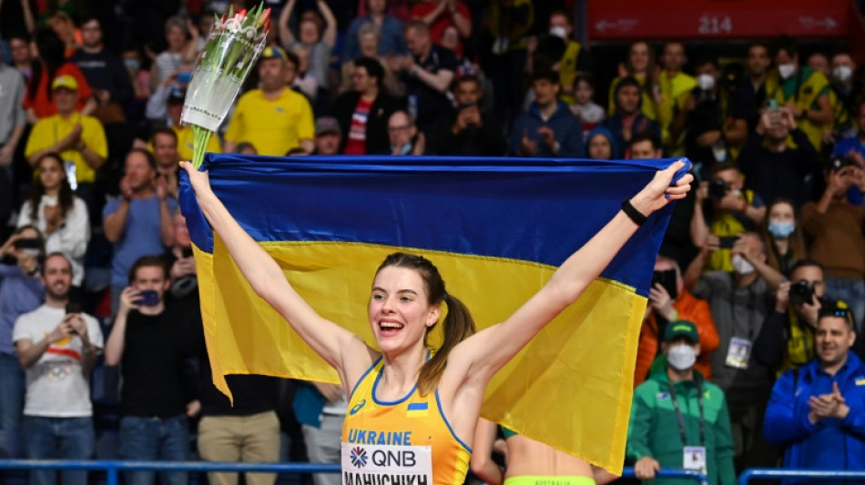 Ukraine's Mahuchikh defies odds to win world indoor high jump gold