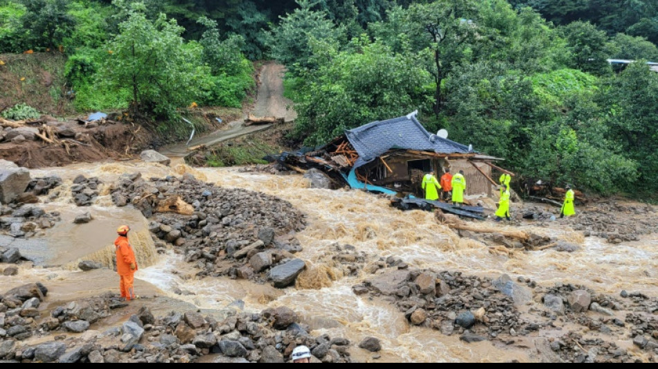 Heavy rains, flooding leave 22 dead in South Korea