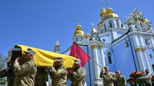 Funeral en Kiev de un líder de la revolución de Maidán, muerto en el este de Ucrania