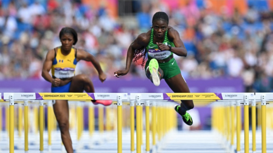 'Exhausted' Nigerian hurdles star Amusan sparkles at Commonwealth Games