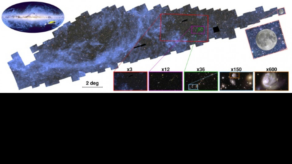 Agencia Espacial Europea revela la primera pagina del atlas cósmico de Euclid