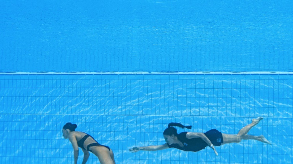 Natation artistique: Alvarez voit aussi de la beauté dans les photos de son sauvetage