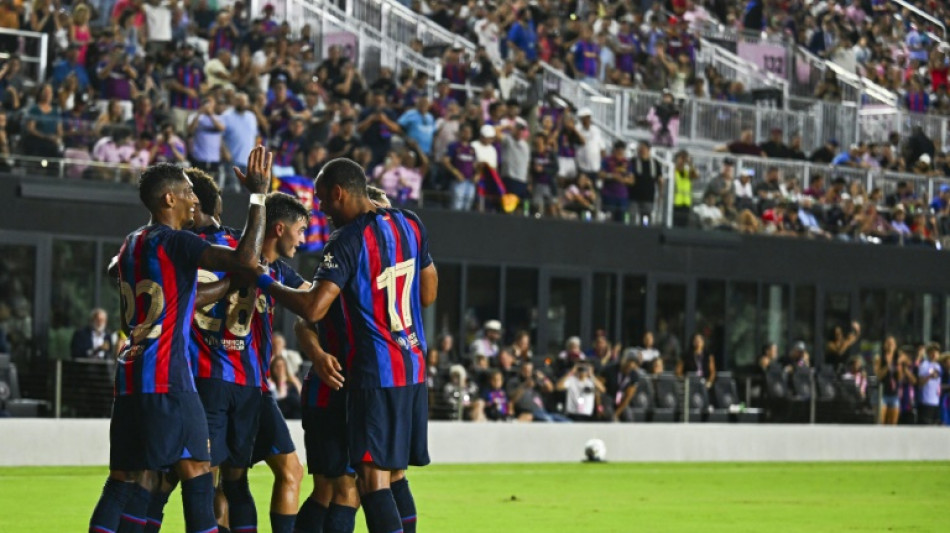 Barca thrash Beckham's Miami 6-0 in friendly