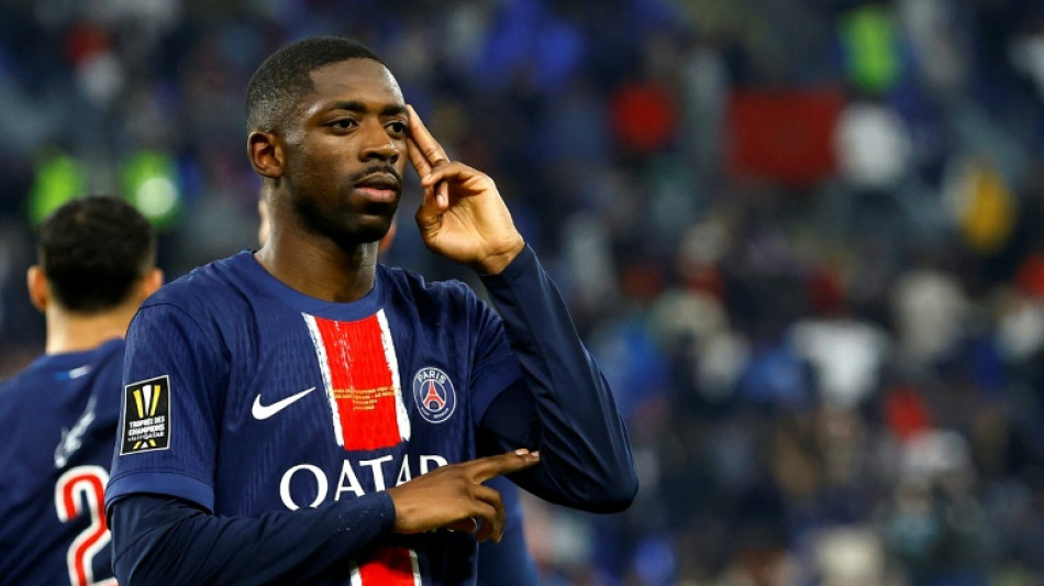 Late Dembele strike earns PSG French Champions Trophy in Doha