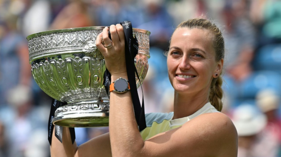 Kvitova wins Eastbourne to bolster Wimbledon prospects