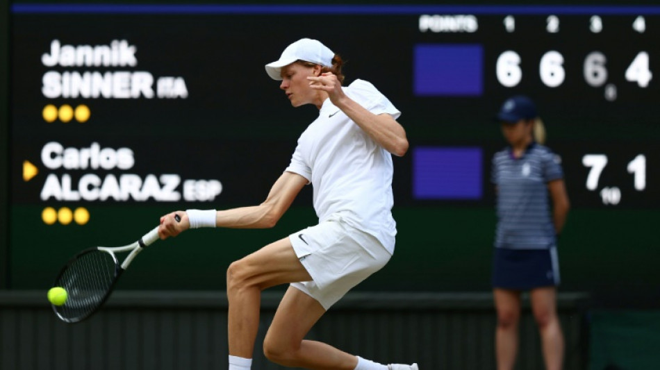 Sinner stuns Alcaraz to reach first Wimbledon quarter-final