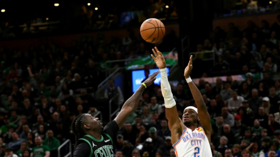 Shai scores 34 as Thunder down Celtics, seal playoff berth