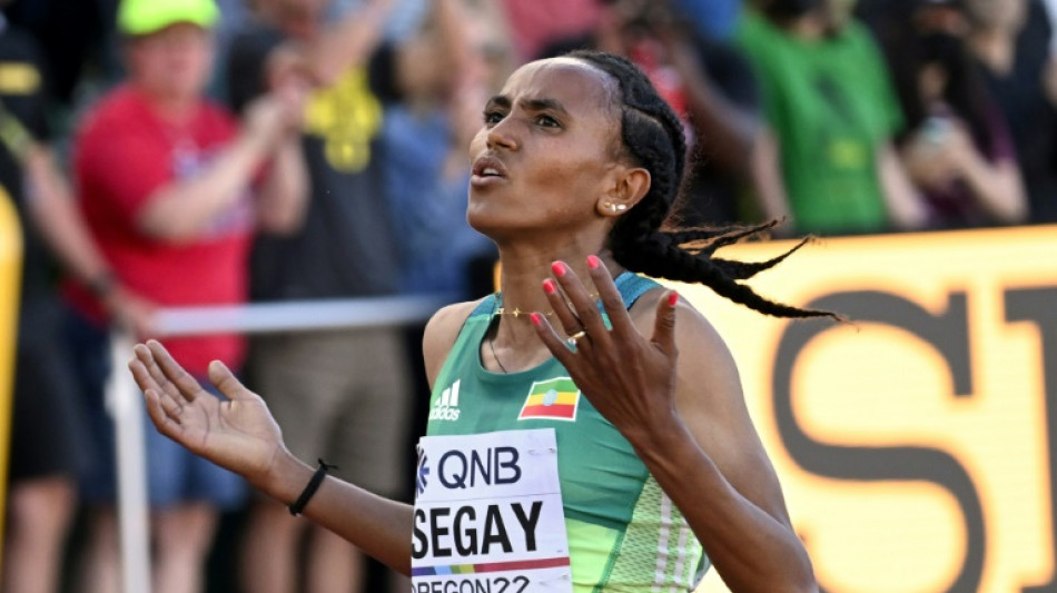 Ethiopia's Tsegay wins world 5000m gold, Hassan to leave Eugene empty-handed