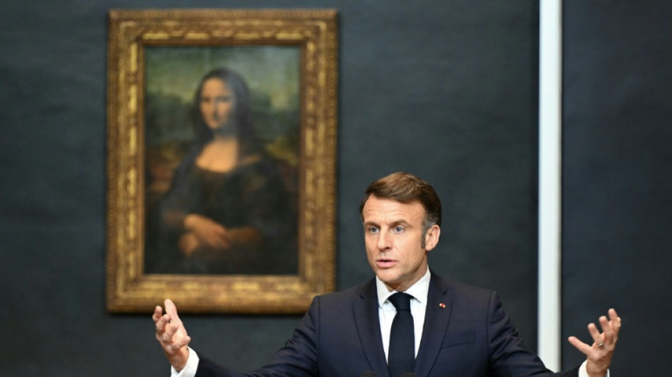 Macron anuncia un "Nuevo Renacimiento" para el Louvre con nueva sala para La Gioconda