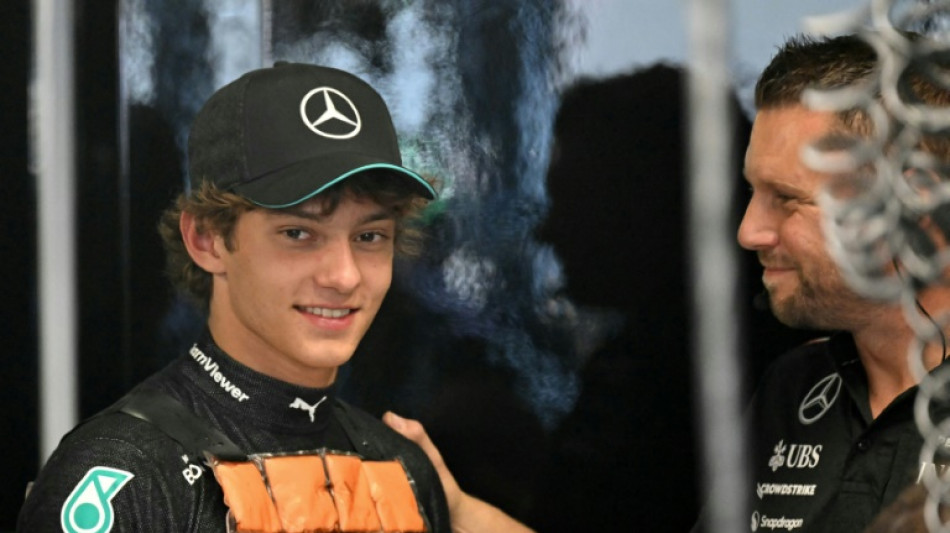 F1: le prodige italien Andrea Kimi Antonelli chez Mercedes en 2025