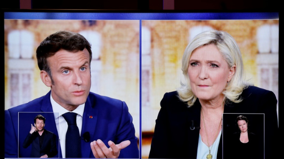 Macron acusa a Le Pen de "depender" de Rusia en único cara a cara antes de balotaje en Francia