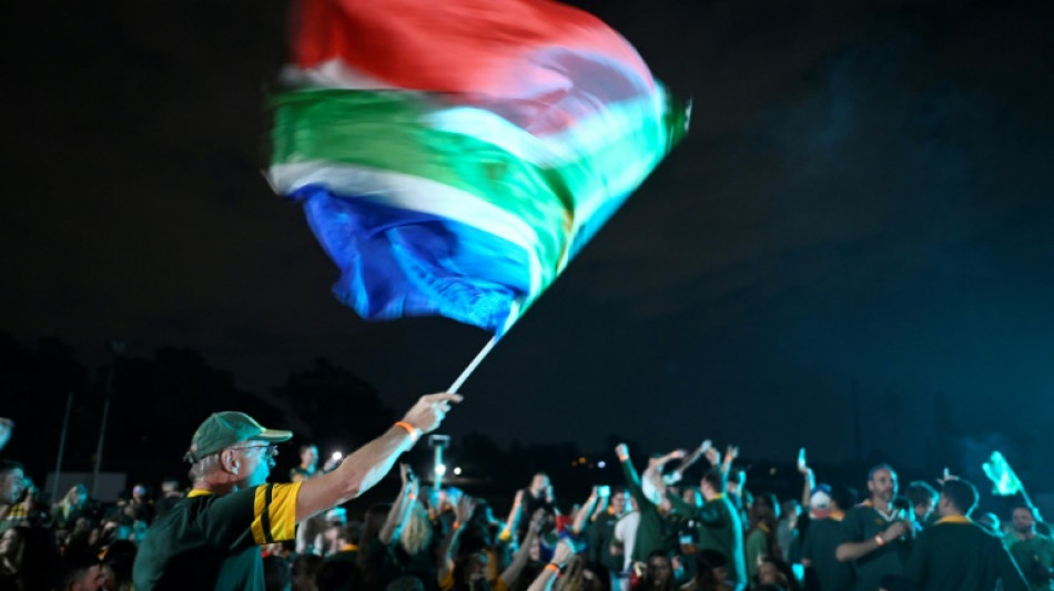 Rugby: en Afrique du Sud, une victoire "qui représente tant" célébrée par la population