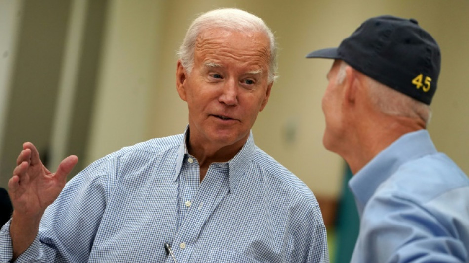 Carrera por la Casa Blanca empaña visita de Biden a Florida tras el huracán Idalia