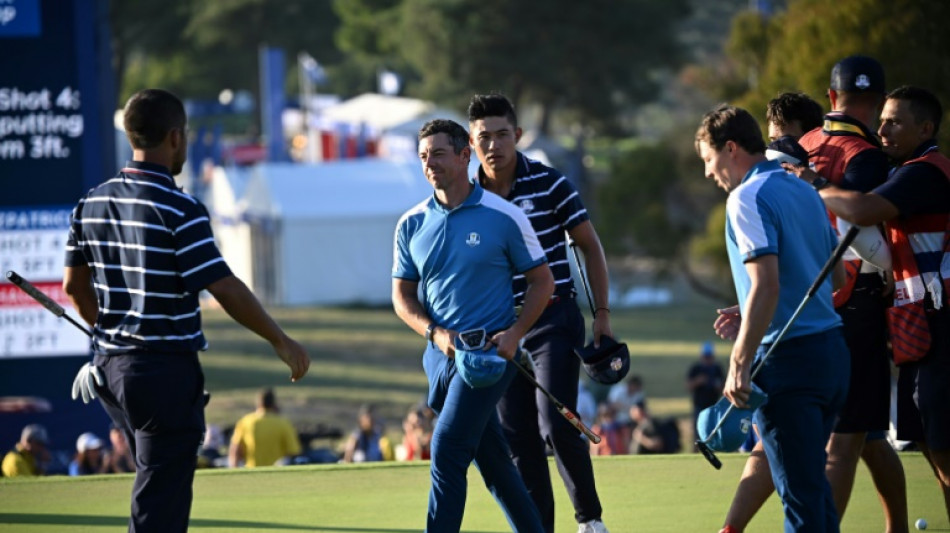 Ryder Cup: l'Europe nettement en tête après la 1ère journée