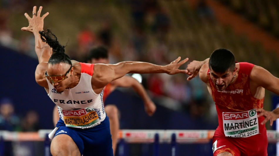 Euro d'athlétisme: Martinot-Lagarde 2e, Kwaou-Mathey 3e sur 110 m haies