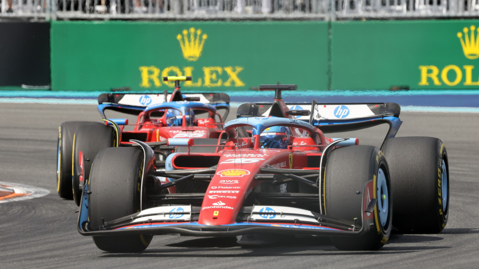 F1: Miami; Sainz penalizzato, scala dal 4°al 5° posto