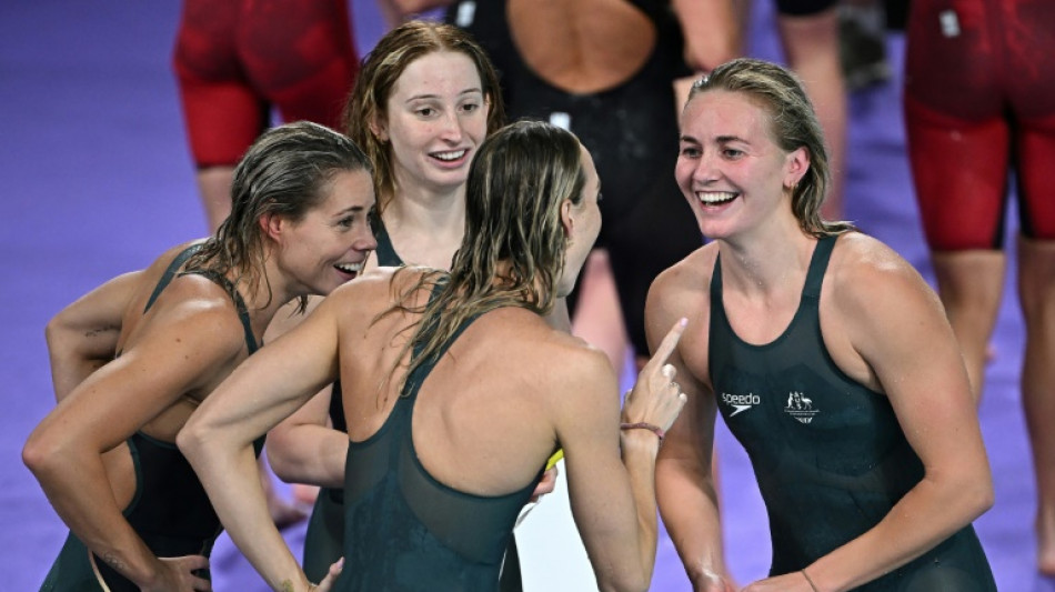 Australia break women's 4x200m freestyle relay world record