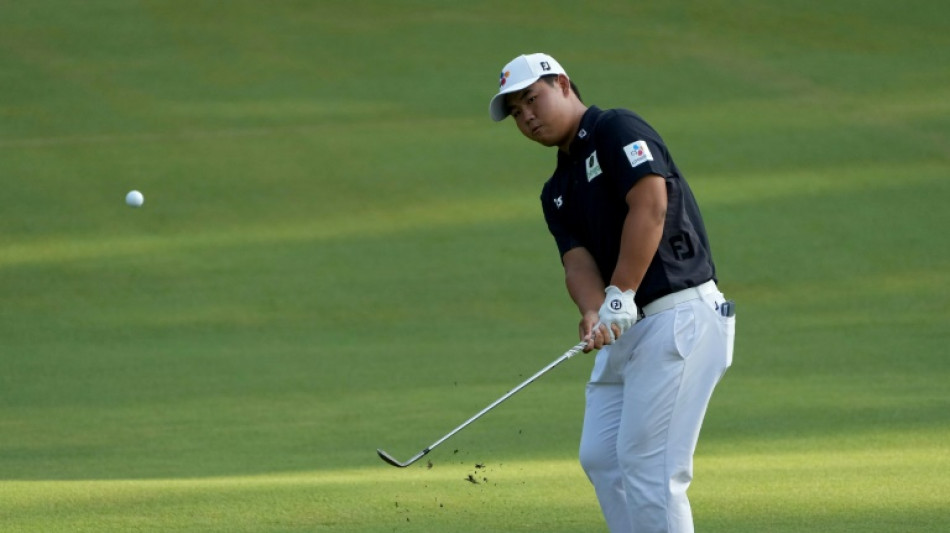 South Korean Kim shares early second-round Wyndham lead