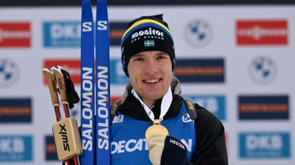 Biathlon: le Suédois Samuelsson champion du monde de la mass start, Johannes Boe troisième