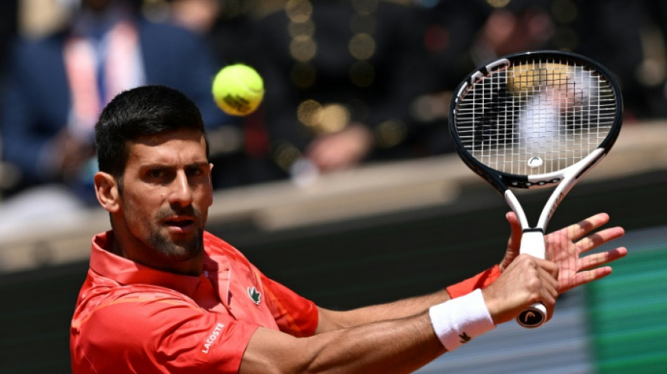 Roland-Garros: Djokovic passe le premier tour sans forcer