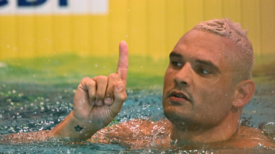 Championnats de France de natation: Manaudou s'affermit, Marchand gagne mais faiblit