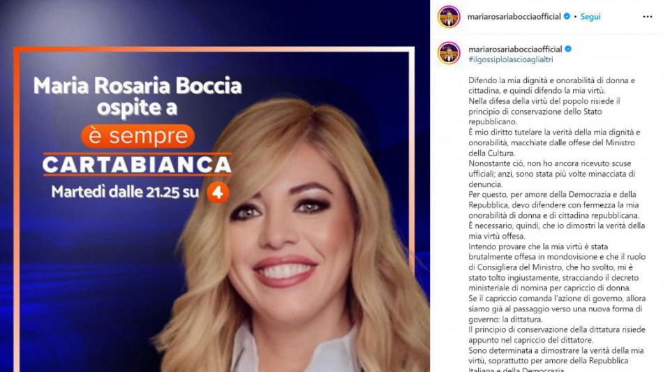 Salta l'intervista di Boccia a Rete 4