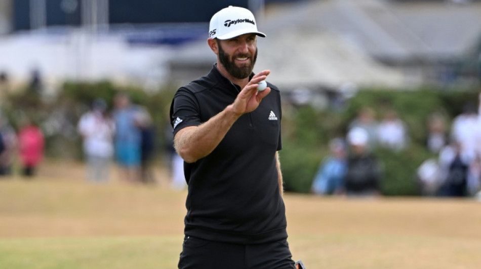 Dustin Johnson takes British Open lead as LIV rebels make statement