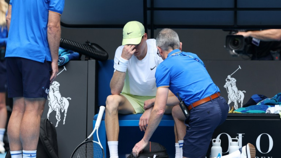 Sinner defies dizziness to reach De Minaur quarter-final in Melbourne