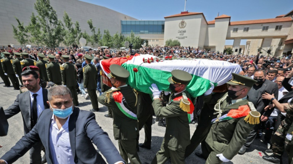 Los palestinos rinden homenaje a la periodista Shireen Abu Akleh muerta en Cisjordania