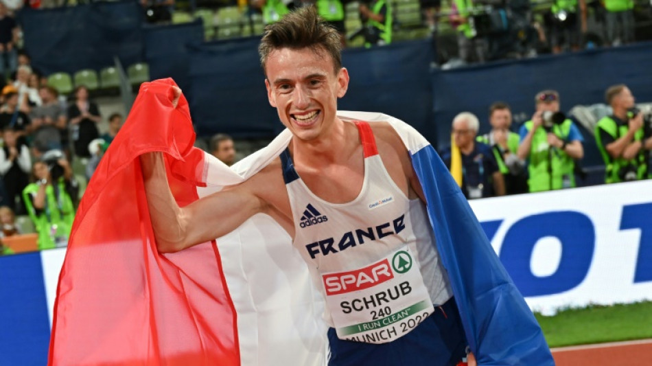 Euro d'athlétisme: Yann Schrub médaillé de bronze du 10.000 m