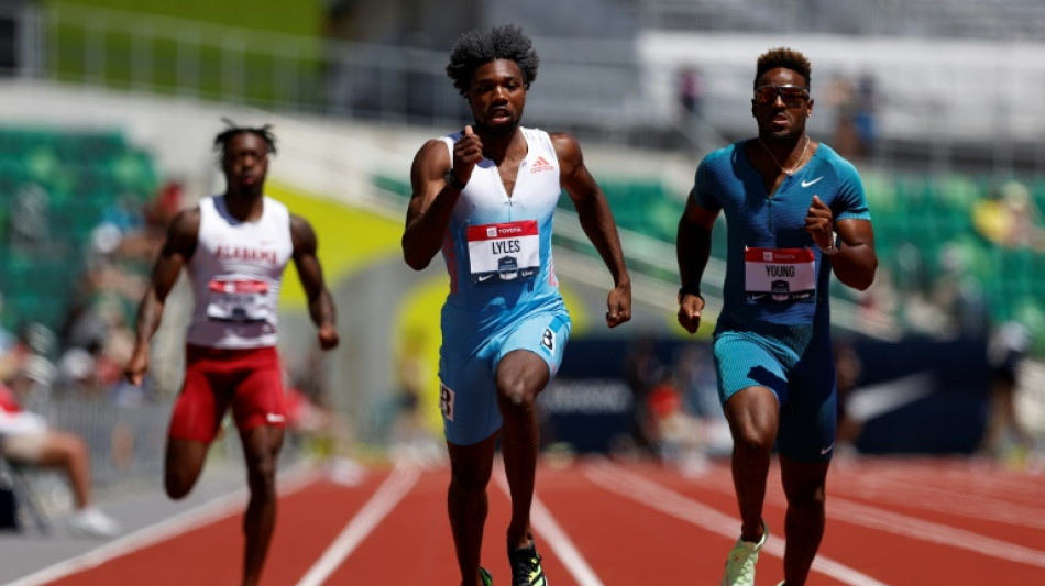 Athlétisme: Lyles, Steiner et Benjamin en imposent aux Championnats US