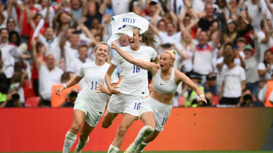 England's Kelly 'always taking shirt off' to celebrate winner