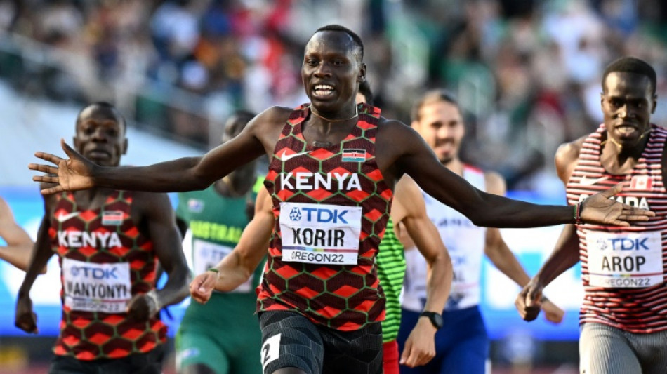 Olympic champion Korir of Kenya wins world 800m gold