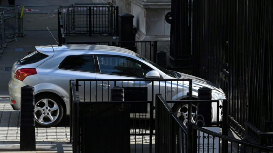 Un detenido en Londres tras estrellar su automóvil contra la verja de Downing Street