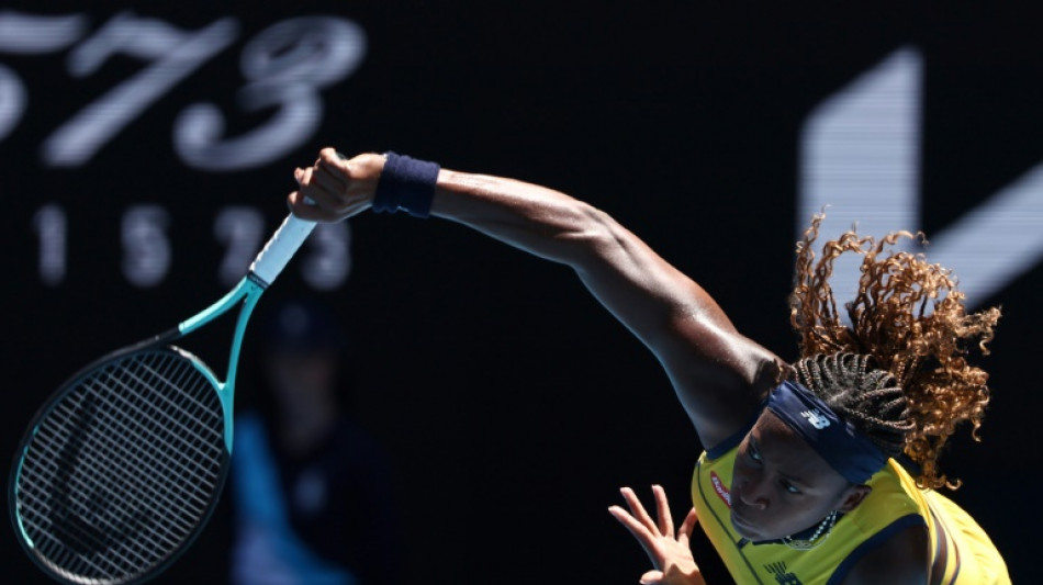 Open d'Australie: Gauff s'impose en 1 heure pile