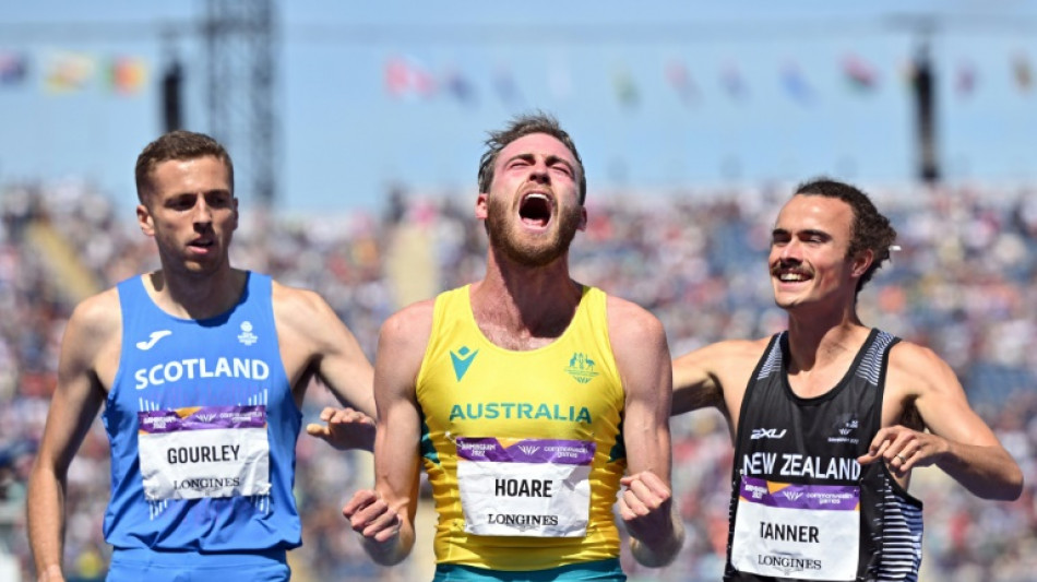 Hoare's golden roar as Australian wins shock 1500m title at Commonwealths