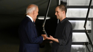 Biden, Harris greet US prisoners released in huge swap with Russia