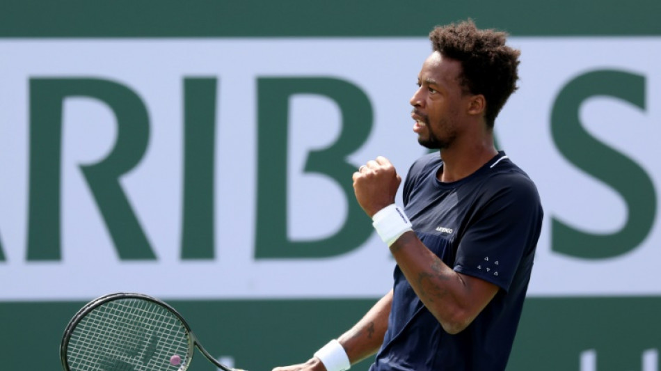 Tennis: Monfils file en 8es à Indian Wells, Humbert stoppé