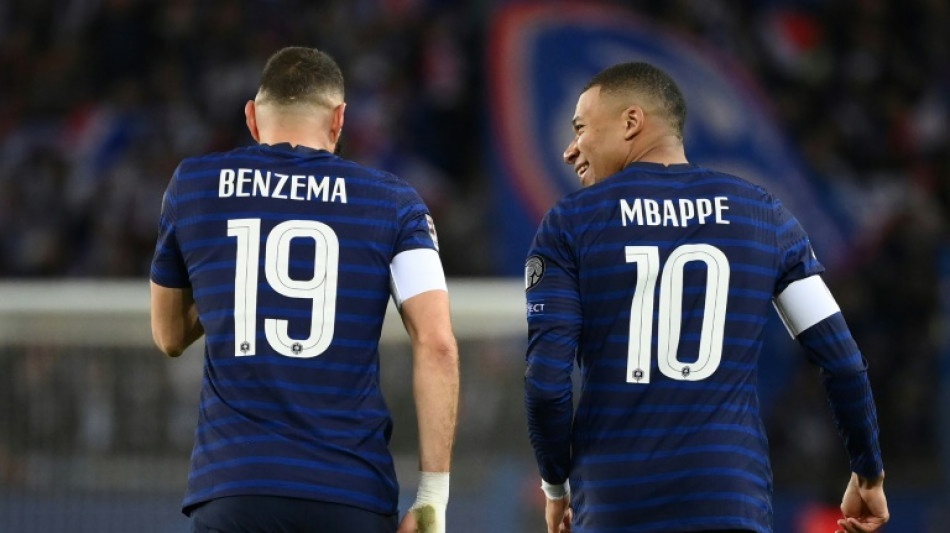 Bleus: Benzema et Mbappé, retrouvailles scrutées